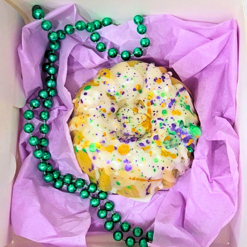 Mardi Gras King Cake Candles