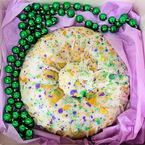 Mardi Gras King Cake Candles