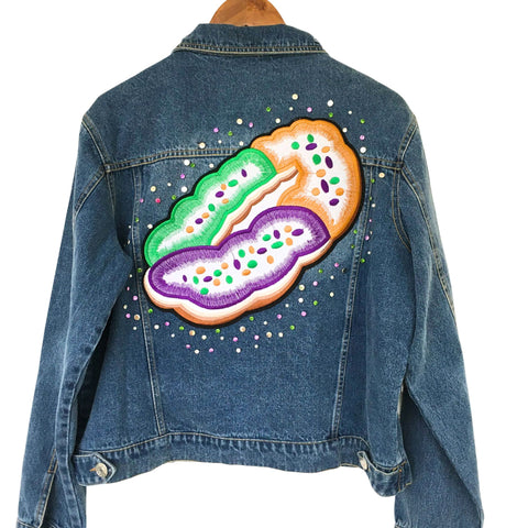 King Cake Denim Jacket