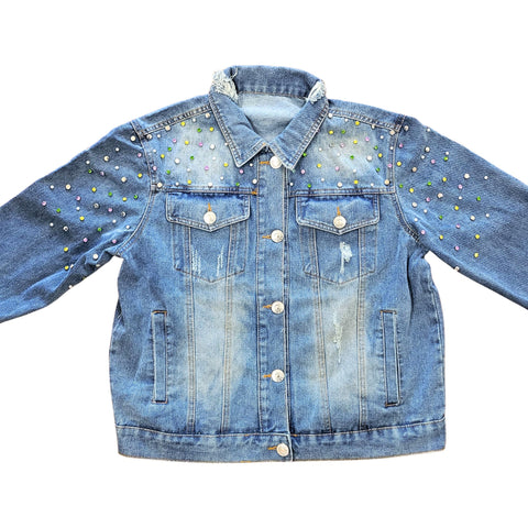 King Cake Denim Jacket