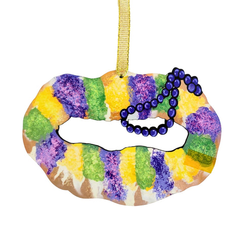 King Cake Ornament