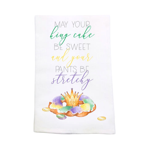 King Cake be Sweet Kitchen Towel