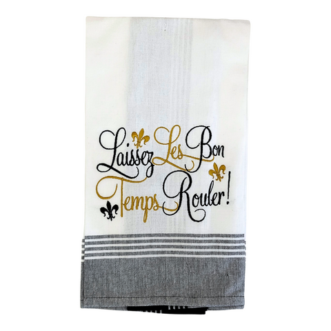 Let The Good Times Roll Kitchen Towel