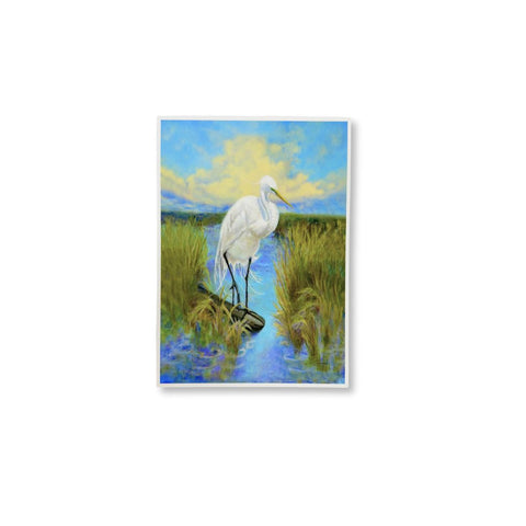 "LA Marsh Hunter" 5x7 Fine Art Reproduction