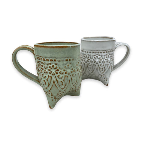 Potsalot Lace Pressed Mug