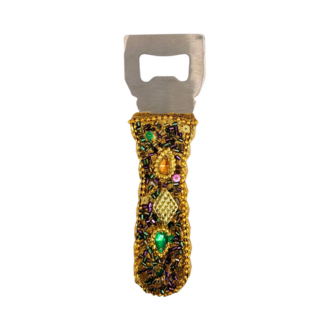 Mardi Gras Jeweled Bottle Opener