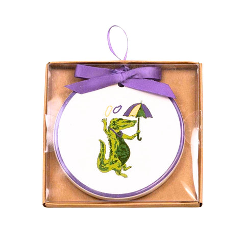 Mardi Gator Ornament