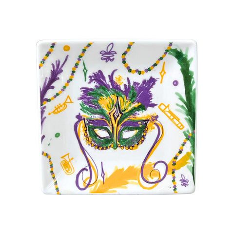 Mardi Gras Mask Dish