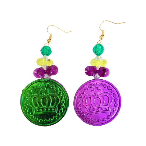 Doubloon Dangle Earrings