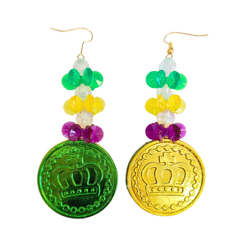 Doubloon Dangle Earrings