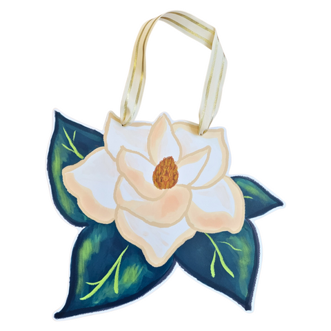 Magnolia Flower Door Hanger