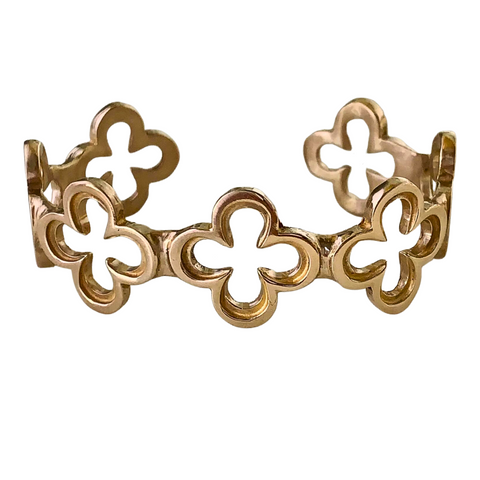 Quatrefoil Cuff Bracelet - 318 Art Co.