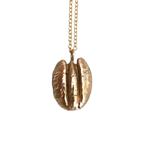 Pecan Pendant Necklace