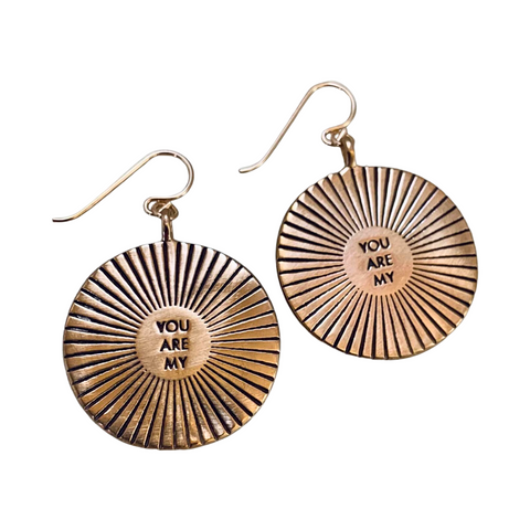 You Are My Sunshine Earrings - 318 Art Co.