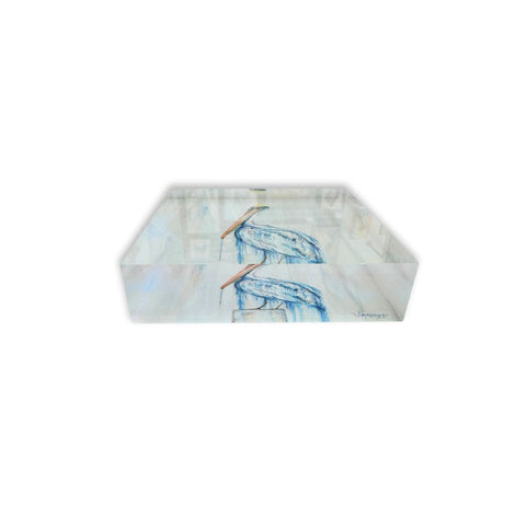 "Misty Blue" Acrylic Art Block