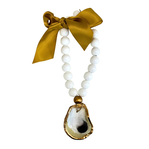 Gilded Oyster Blessing Beads