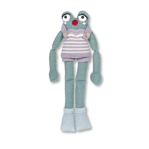 Peggy Frog Crochet Doll - 318 Art & Frame