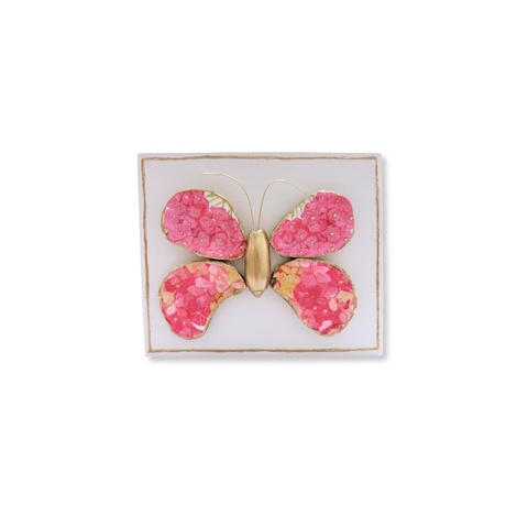 Oyster Butterfly- Pink Hydrangea