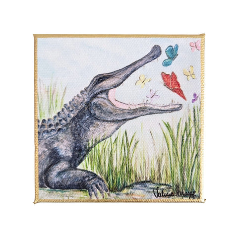 "Playing Catch" Mini Canvas