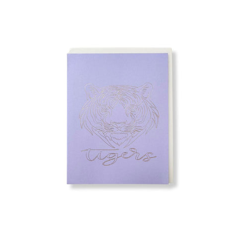 Gold Foiled Tiger Card