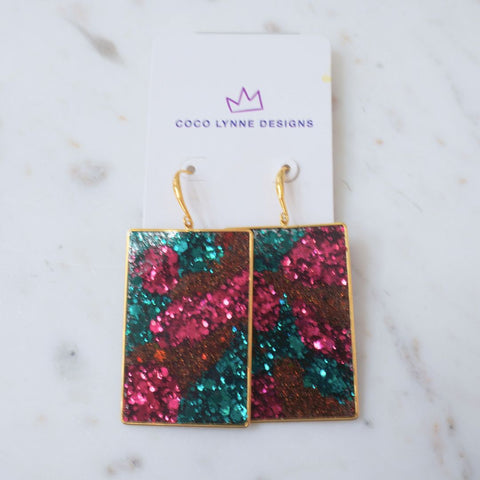 Creole Confetti Earrings