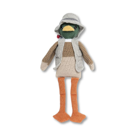 Rusty Duck Crochet Doll - 318 Art & Frame