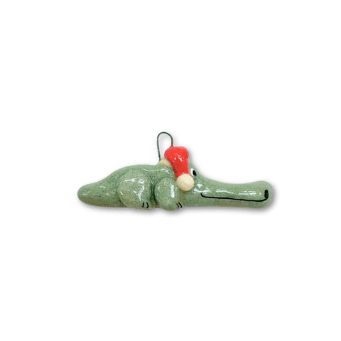 Santa Gator New Orleans Dough Ornament