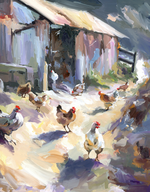 "Free Range" Art Print
