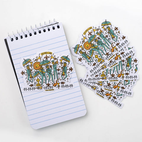 Second Line Sticker