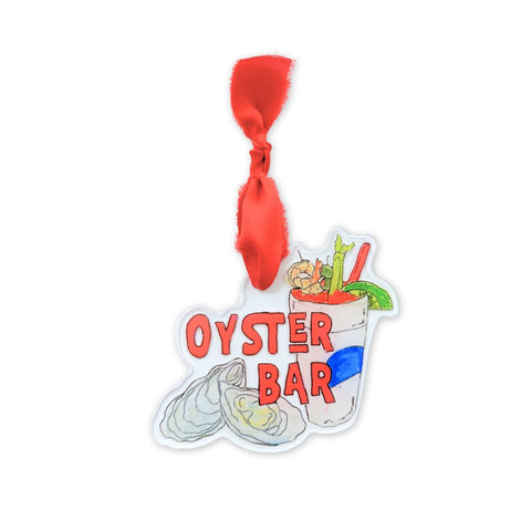 Oyster Bar Acrylic Ornament