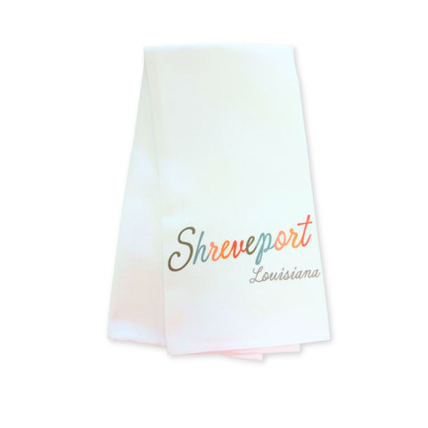 Charming Tones Shreveport Tea Towel
