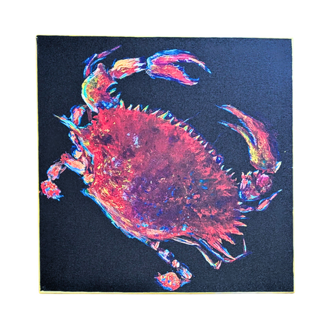 "Spotlight Crab" Canvas Fine Art Reproduction