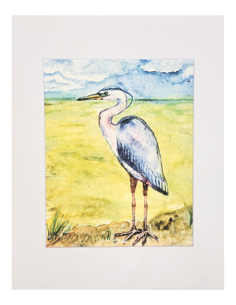 "Summertime" Matted Art Print 11x14