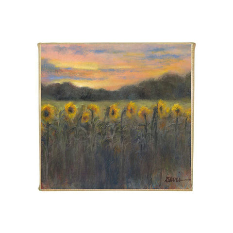 "Sunflowers on Dixie Road" Fine Art Reproduction 4x4