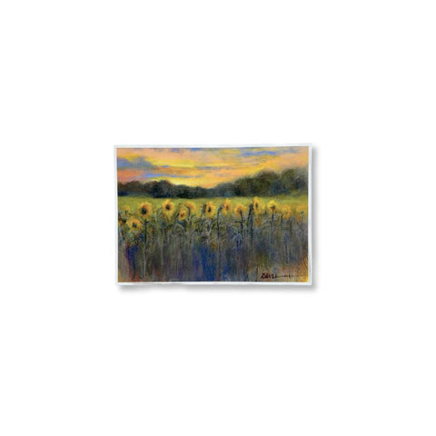"Sunflowers on Dixie Road" 5x7 Fine Art Reproduction