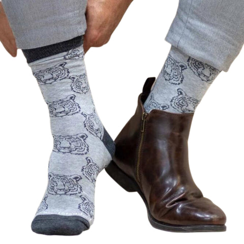 Men's Tiger Face Socks