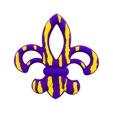 Tiger Fleur de Lis Teether