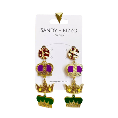 Triple Crown Earrings