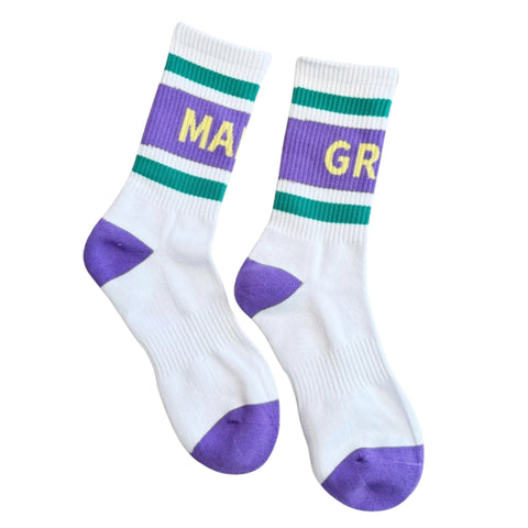 Nolaverse Mardi Gras Varsity Sock