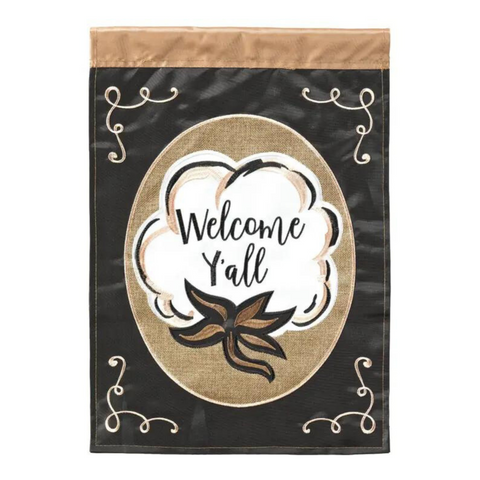 Welcome Y'all Garden Flag