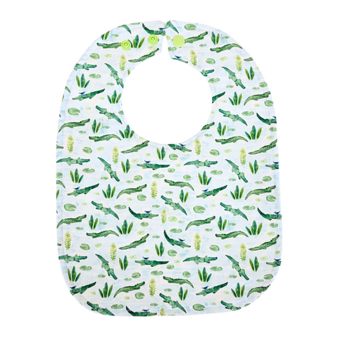 Alligator Baby Bibs by Brooks & Belle