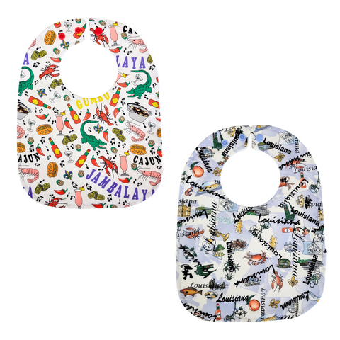 Louisiana Baby Bibs by Brooks & Belle