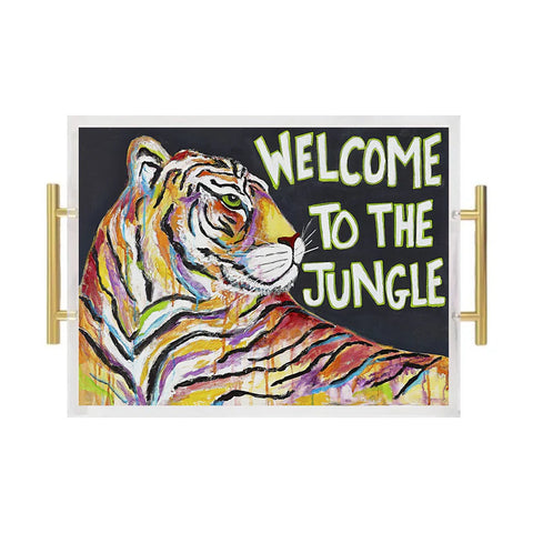 "Welcome to the Jungle" Acrylic Tray