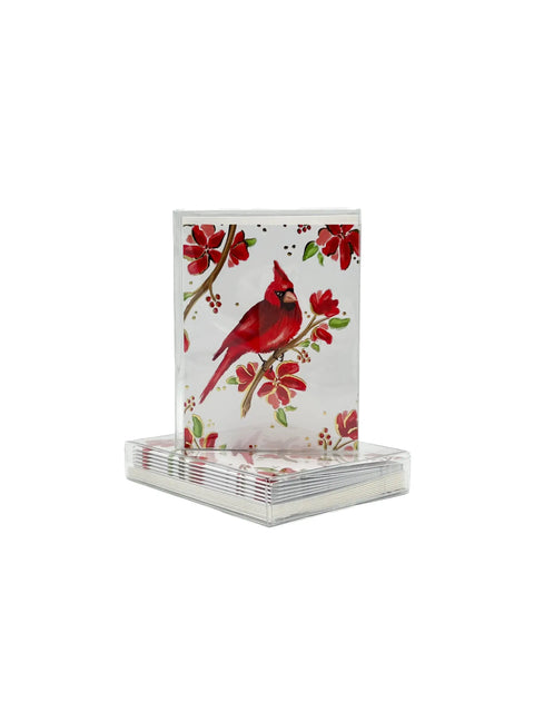 Golden Cardinal Folded Notes