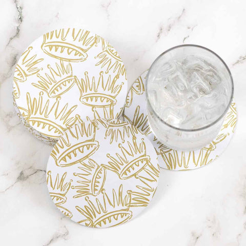 La Couronne Reversible Paper Coasters