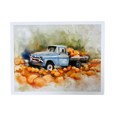 "Autumn Blue" Art Print