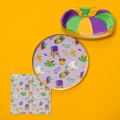 King Cake Party Napkin