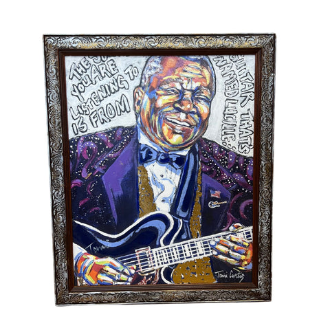 "B.B. King" Reproduction 23x19