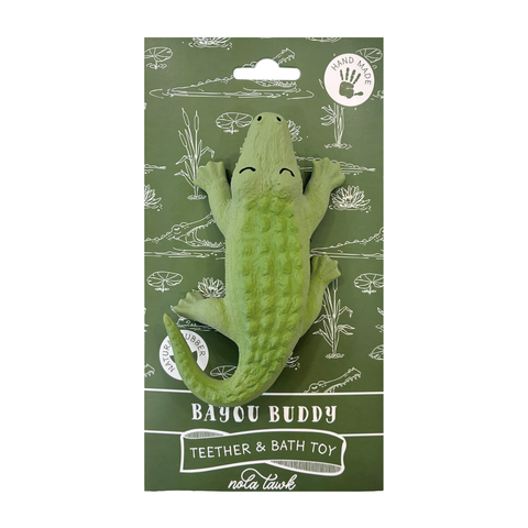Bayou Buddy Gator Teether & Bath Toy - 318 Art & Frame