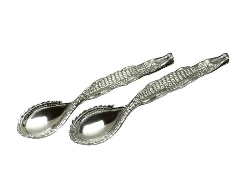 Alligator Figural Serving Set